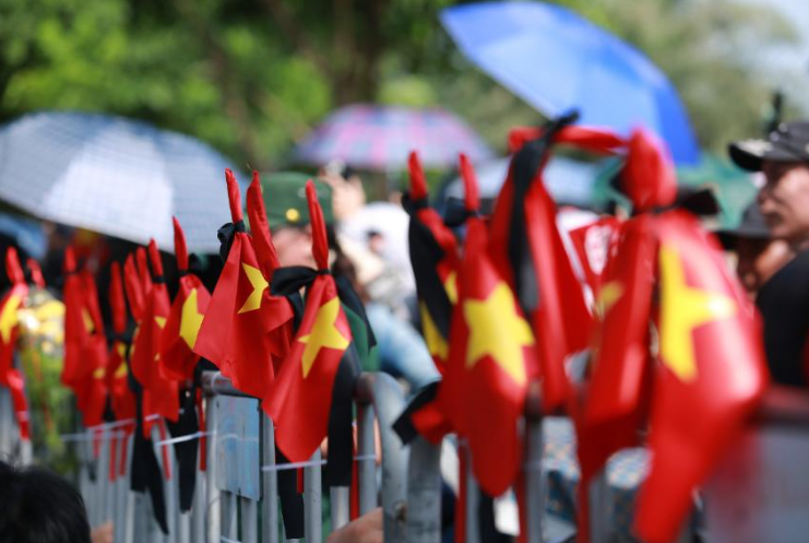 Một nhân cách lớn vừa ra đi, một trái tim vừa ngừng đập, nhưng đã làm rung lên hàng chục triệu trái tim mang dòng máu Việt Nam. (Ảnh VTV).