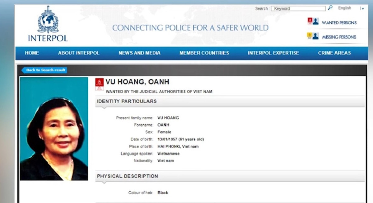 Quá trình điều tra xác định, trong khoảng thời gian từ năm 2020 đến nay, Giản nhiều lần xuất hiện tại sòng bài tại Campuchia, nơi Oanh "Hà" thu nhận đàn em. Ngay sau đó, Cục CSĐT tội phạm về ma tuý đã cử tổ công tác phối hợp cơ quan đại diện Bộ Công an Việt Nam tại nước ngoài để xác minh, truy bắt đối tượng Giản. Ngày 27/12/2022, Cục CSĐT tội phạm về ma túy đã bắt giữ thành công đối tượng Giản khi đang lẩn trốn tại địa bàn biên giới cửa khẩu Mộc Bài, tỉnh Tây Ninh, Việt Nam. 