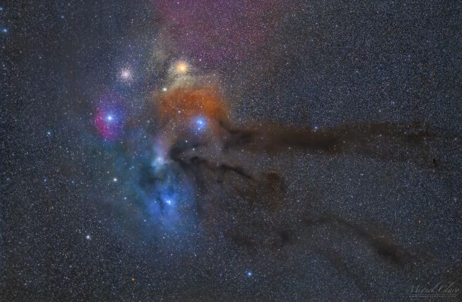 Su that bat ngo dam may phan tu da sac Rho Ophiuchi