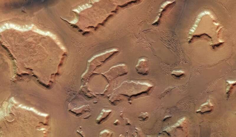 Giải mã chuyện nhiều tảng băng bị vỡ trên sao Hỏa Giai ma chuyen nhieu tang bang bi vo tren sao Hoa