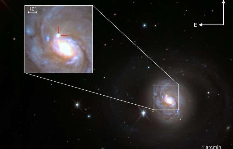 Siêu tân tinh loại II bất thường "tung hoành" trong NGC 1068 Sieu tan tinh loai II bat thuong