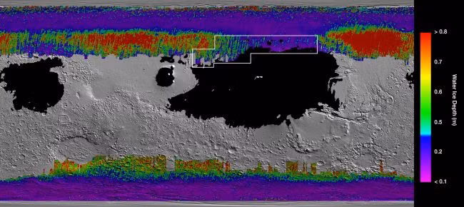 Sung sot ban do kho bau “nuoc” tren sao Hoa vua phat hanh