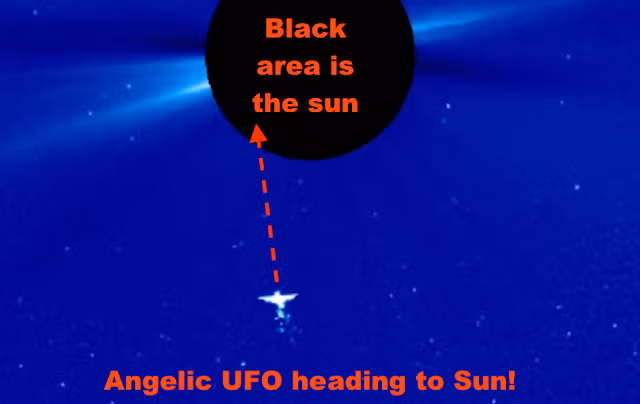 Kỳ quái vật thể thiên thần xuất hiện gần Mặt trời Ky quai vat the thien than xuat hien gan Mat troi