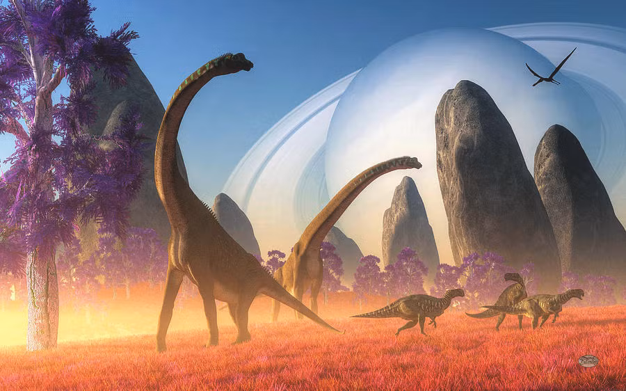 Trong thoi dai khung long, Mat trang lon toi co nao?