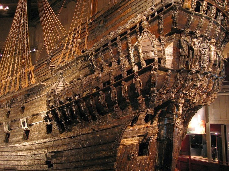 Xác chiến hạm Vasa bị lãng quên trong suốt nhiều năm trước khi chính phủ Thụy Điển cho trục vớt năm 1961.