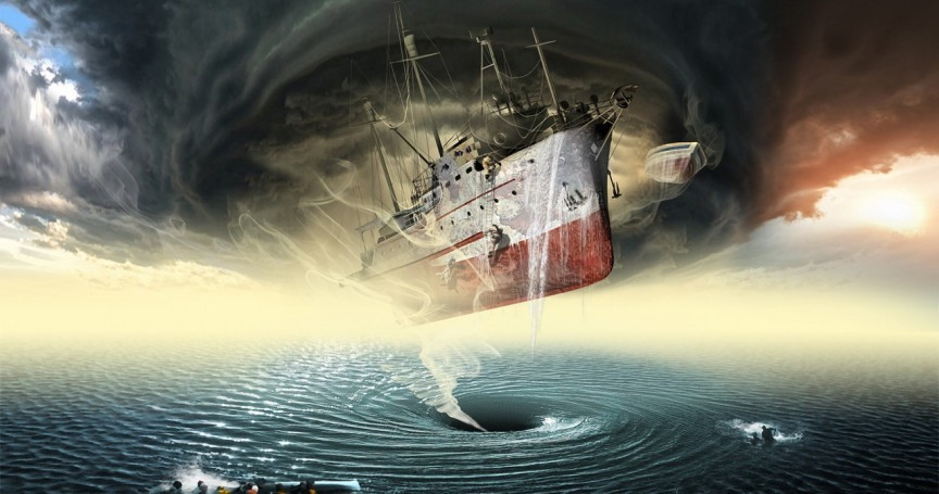 Ông Boxall tin rằng, những cơn sóng như vậy có thể khiến con tàu USS Cyclops bị chia làm đôi. Thuyền càng lớn thì thiệt hại càng cao.