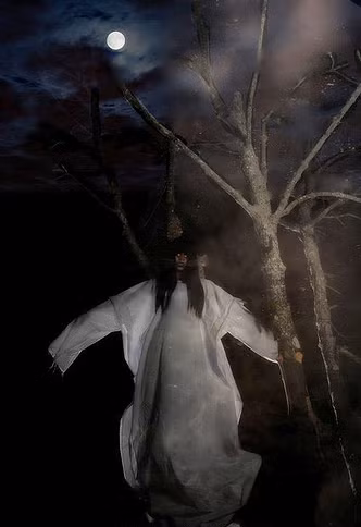 Nữ quỷ Pontianak được miêu tả thường xuất hiện với ngoại hình xinh đẹp, tóc dài và mặc trang phục màu trắng.