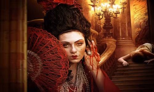 Cho rằng sử dụng máu người sẽ giúp trẻ mãi không già nên nữ bá tước Elizabeth không chỉ sát hại người hầu trong lâu đài mà còn bắt hàng trăm thiếu nữ sống ở vùng lân cận để thỏa mãn thú vui bệnh hoạn tắm và uống máu người giống như ma cà rồng trong truyền thuyết.