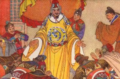 Khi mở nắp quan tài, tên mộ tặc họ Chu không khỏi kinh hãi khi nhìn thấy thi hài Tống Thái Tổ còn nguyên vẹn giống như đang ngủ say. Y nhìn thấy chiếc đai ngọc quý giá đang đeo ở thắt lưng Tống Thái Tổ nên đã dùng dây thừng kéo xác hoàng đế quá cố lên để dễ dàng lấy được bảo vật.