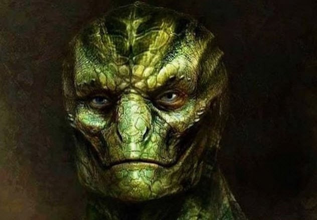 Reptilian được ghi nhận có khả năng thay đổi hình dạng, thông minh và có khả năng kiểm soát tâm trí người khác. Cụ thể, Reptilian là loài bò sát mang hình dáng giống người nhưng có vảy.