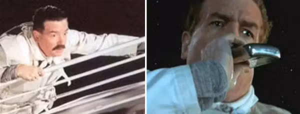 Trong bộ phim "Titanic", nhân vật Jack và Rose đã gặp nhân vật đầu bếp trên boong khi con thuyền đang chìm xuống (ảnh trái). Người đầu bếp này được xây dựng dưa trên một nhân chứng còn sống sót trong vụ chìm tàu Titanic năm 1912. Tên của người đầu bếp là Charles Joughin - bếp trưởng bếp bánh và là một trong những thuyền viên được trả tiền lương cao nhất trên tàu Titanic năm xưa.