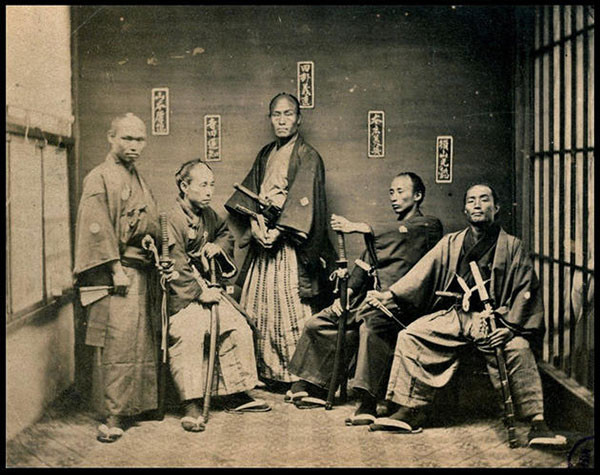 Bức ảnh lịch sử chụp những samurai của đất nước Nhật Bản những năm 1860 - 1880.