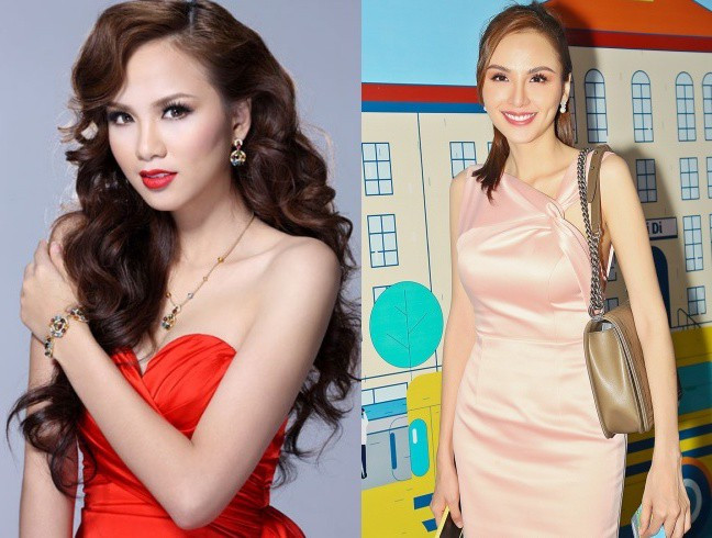 Hoa hau Diem Huong xuat hien voi guong mat khac la khong nhan ra-Hinh-2