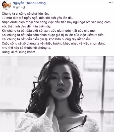 Thanh Huong noi gi ve nghi van hon nhan truc trac?