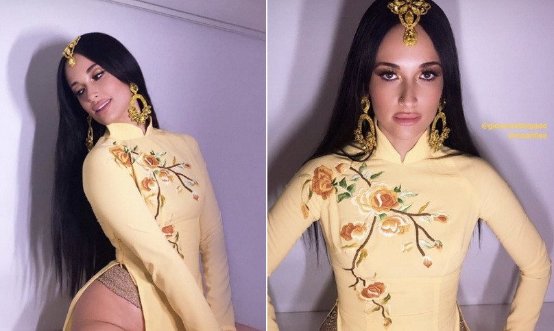 Vu ca si My mac ao dai khong quan bi chi trich tren bao quoc te-Hinh-5