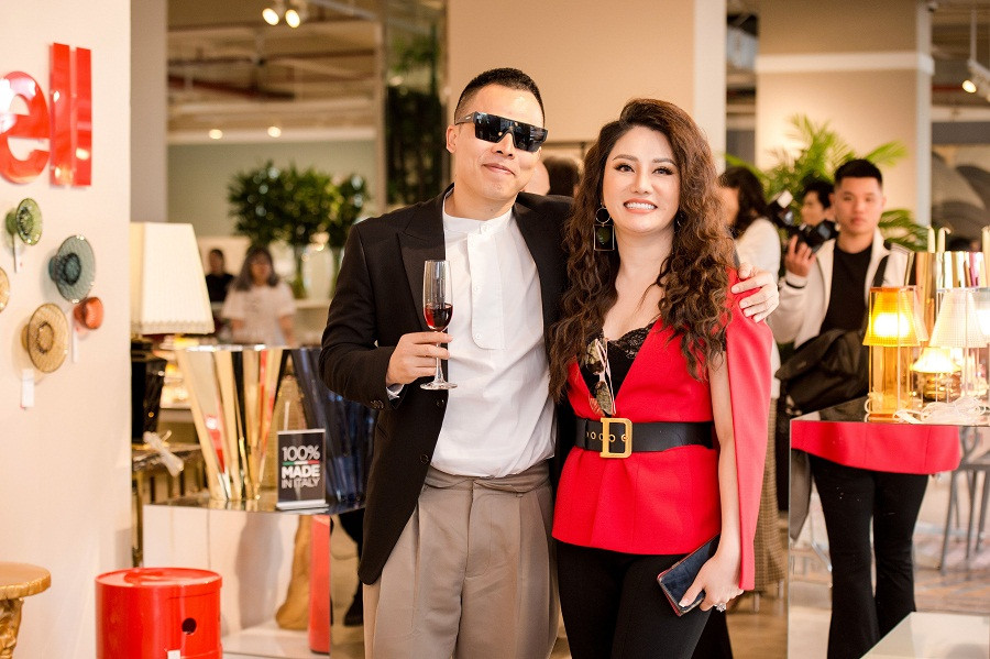 Ông bầu Vũ Khắc Tiệp cũng tham gia sự kiện.