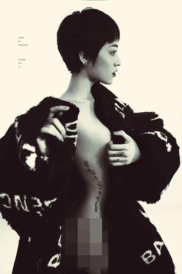 Bao Anh gay tranh cai khi dang anh coi xiem y mung tuyen Viet Nam