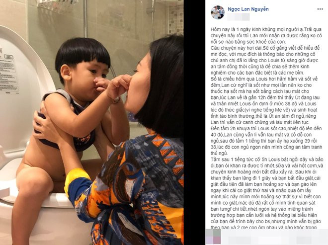 Ngoc Lan ke dem kinh hoang con nhap vien, chong vang mat kho hieu-Hinh-3