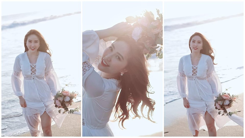 Bao Thy dep rang ro truoc ngay len xe hoa cung ban trai lau nam