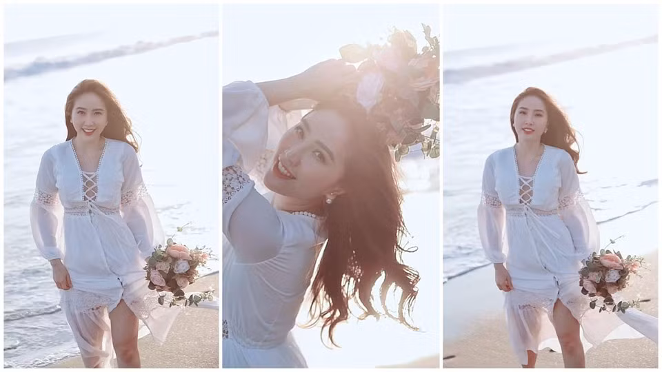 Bao Thy dep rang ro truoc ngay len xe hoa cung ban trai lau nam