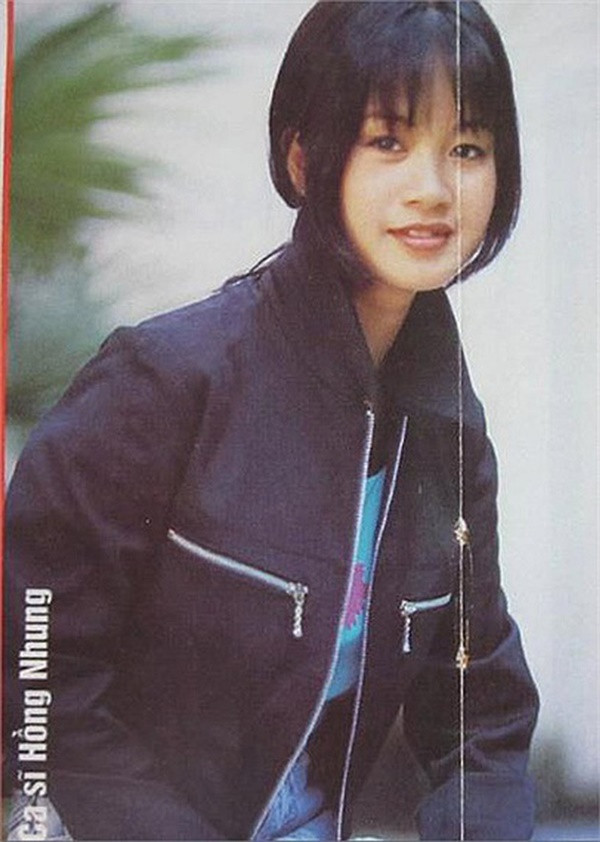 Hình ảnh hiếm thời trẻ của Hồng Nhung.
