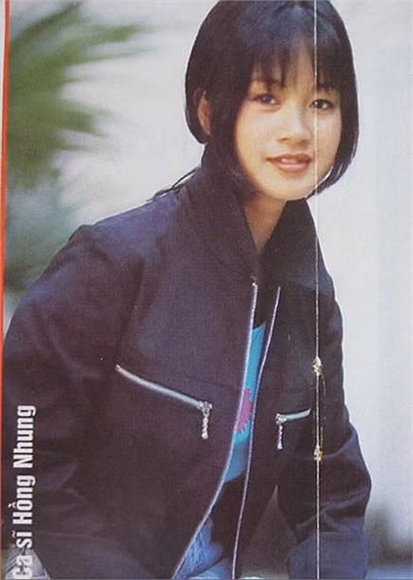 Hình ảnh hiếm thời trẻ của Hồng Nhung.