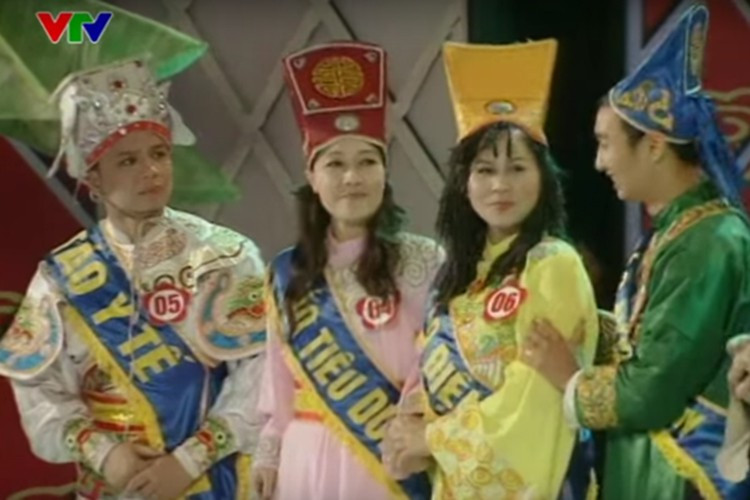 Năm 2009, Vân Dung đảm nhận vai Táo Tiêu dùng. Cô được nhận xét duyên trong cách diễn lẫn gương mặt. Ảnh: VTV