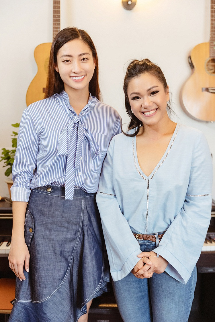 Để thể hiện tốt nhất A Million Dream trong phần thi tài năng, Lương Thùy Linh đã có những buổi luyện giọng và tập hát cùng ca sĩ Phương Vy.