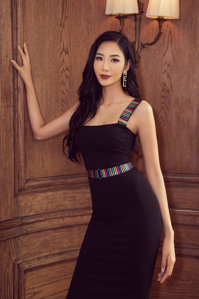 Người đẹp xứ Thanh sở hữu vóc dáng khá lý tưởng với số đo 3 vòng: 82-60-94, cao 1,79m.