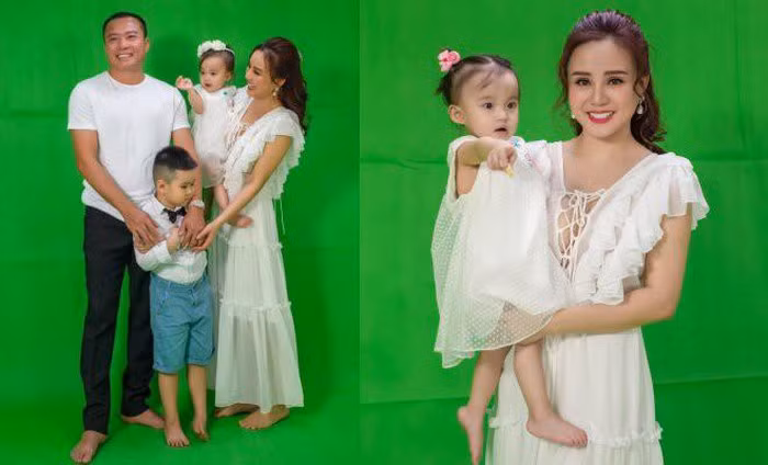 Sau sinh nở lần 2, Vy Oanh mới thoải mái công khai danh tính cũng như gương mặt của chồng đại gia là doanh nhân Thiện Lê.