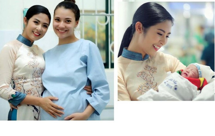 3 năm trước, người đẹp sinh năm 1994 từng bất ngờ khoe ảnh siêu âm lên trang cá nhân nhưng vội xóa đi và "mất tích" trong showbiz. Mãi đến ngày lên bàn đẻ, Hồng Quế mới khoe ảnh được bố mẹ và người chị thân thiết trong showbiz - Hoa hậu Ngọc Hân đưa đi sinh.