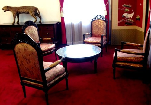 Một góc phòng làm việc của Tổng thống Nguyễn Văn Thiệu.