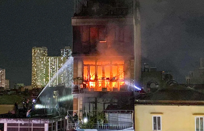 Danh tinh 4 nguoi tu vong trong vu chay nha o Ha Noi