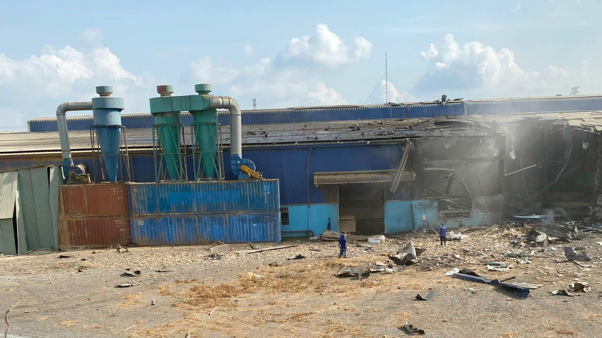 Nguyên nhân vụ nổ lò hơi ở Đồng Nai là do lỗi kỹ thuật Nguyen nhan vu no lo hoi o Dong Nai la do loi ky thuat