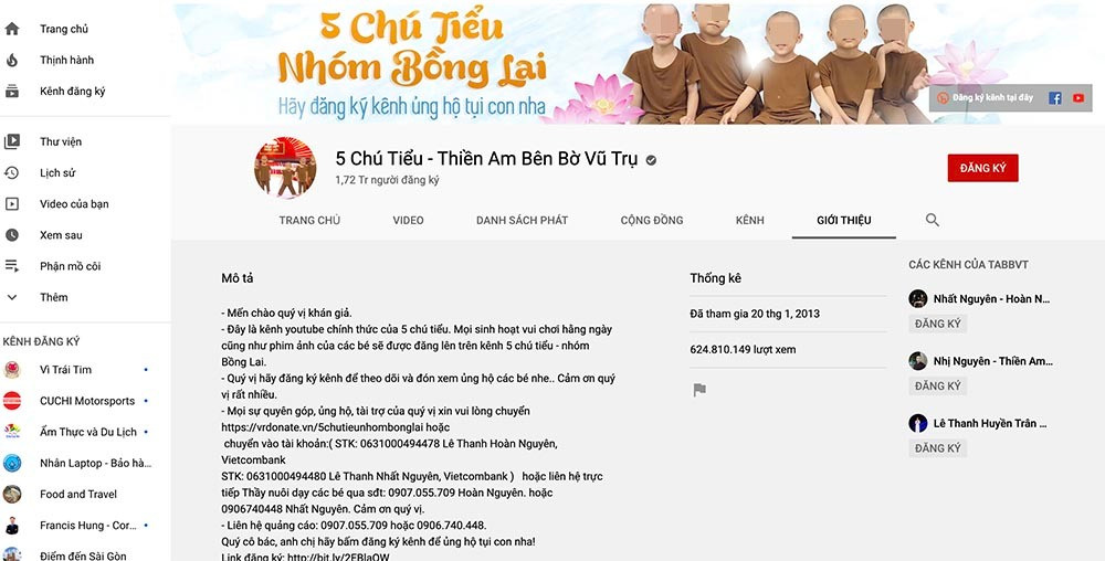 Trong 5 video clip vi phạm pháp luật đăng trên 2 tài khoản “5 chú tiểu - Thiền am bên bờ vũ trụ” và “Nhất Nguyên - Hoàn Nguyên Official” Lê Thu Vân đều tham gia với vai trò tích cực. 