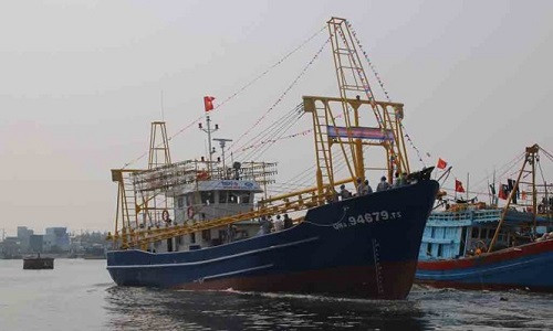 Hạ thủy con tàu vỏ thép có công suất lớn nhất Đà Nẵng.