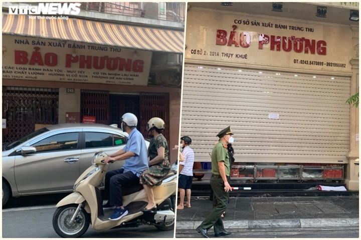 Cận Rằm tháng 8: Nơi xếp hàng chờ mua, nơi không bóng khách mua bánh Can Ram thang 8: Noi xep hang cho mua, noi khong bong khach mua banh