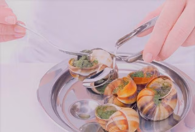 Tại Mỹ có món ốc sên cùng bơ với thảo mộc, rượu Absinthe và được dùng như một món ăn nhẹ. Đây cũng là một trong những món nổi tiếng, ngon tuyệt đỉnh được làm từ ốc sên.