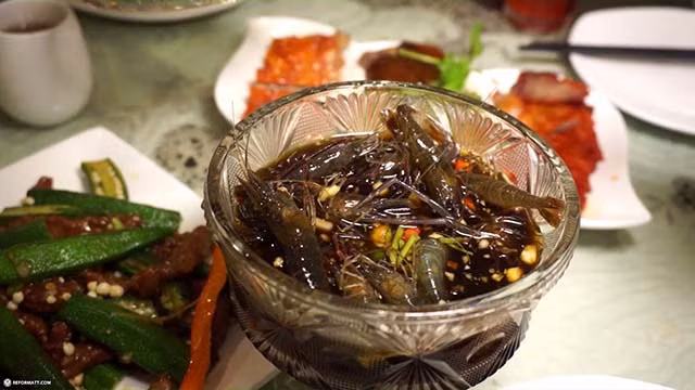 Tại sao nói là tôm bị "say"? Bởi vì trong quá trình bị nhấn chìm trong rượu, tôm vẫn sống, chúng phản kháng bằng cách búng, nhảy nhưng không thoát ra được. Dần dần, những con tôm hoạt động yếu đi, chỉ còn giãy nhẹ như người say rượu.