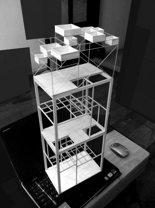 Nhà phố 10m2 ở Hà Nội không tốn một viên gạch vẫn đẹp như mơ Nha pho 10m2 o Ha Noi khong ton mot vien gach van dep nhu mo