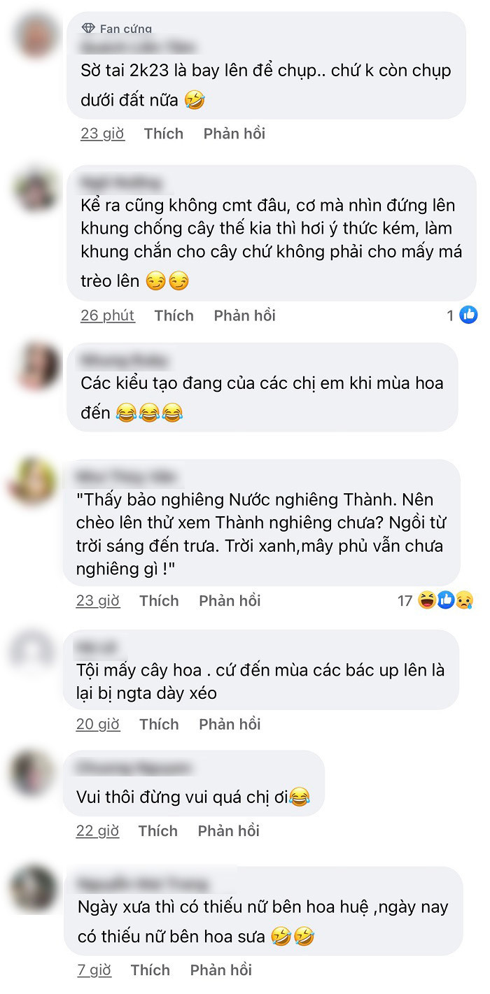 "Làm hỏng đi hình ảnh đẹp vốn có của áo dài", "Đẹp đâu chả thấy, trông có khác j mấy con vượn không? Đã không đẹp không chuyên nghiệp xin hãy chụp ảnh bình thường",...là những ý kiến của cư dân mạng. Ảnh: Chụp màn hình