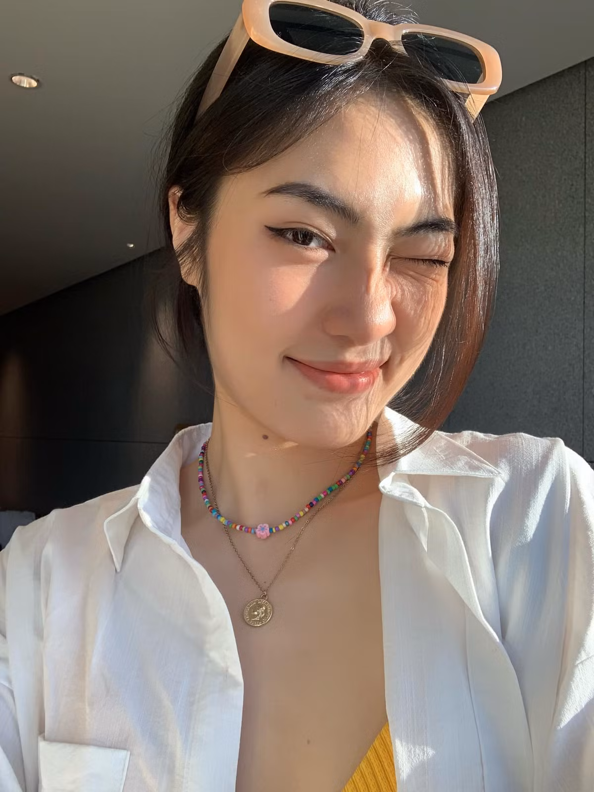 Dù ngoại hình chẳng kém người mẫu nhưng cô cho rằng điều đó không quá quan trọng.