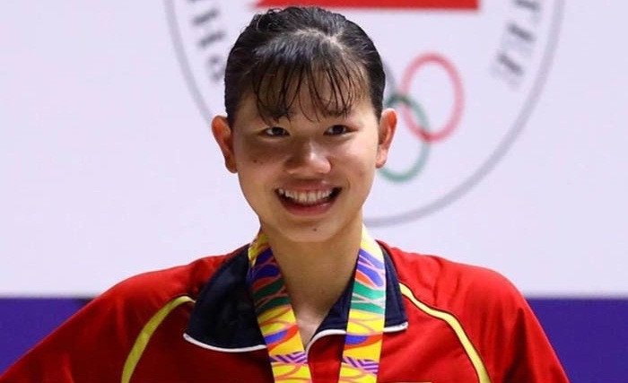 Từ khi tham gia đường đua TikTok, Ánh Viên thường xuyên khiến netizen bất ngờ với những pha "đu trend" đỉnh không kém gì các hot Tiktoker nổi tiếng.