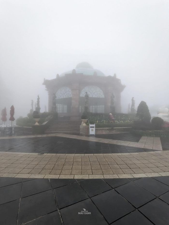 Thay vì check in Bà Nà Hills với nắng đẹp như bao người thì cô gái và gia đình lại có chuyến du lịch theo kiểu hoàn toàn mới.