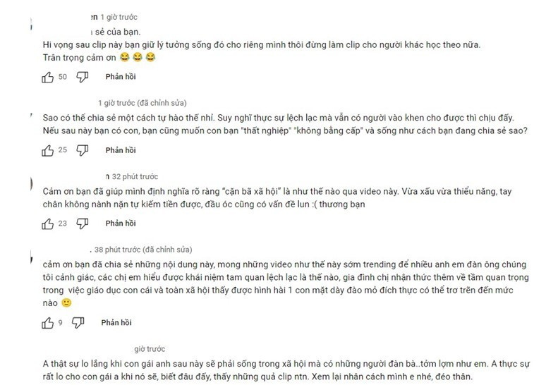 Đoạn clip đã đăng tải từ 3 tháng trước nhưng bất ngờ viral trở lại, đa phần netizen bức xúc vì chiêu thức "lừa tình, lừa tiền" của nữ Youtuber này.