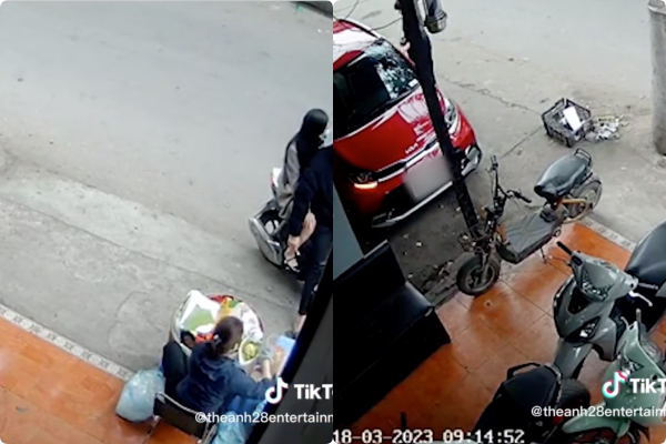 Gần đây nhất là đoạn clip ghi lại cảnh một cô bán hàng xôi bên lề đường nhưng dùng xế hộp làm phương tiện khiến netizen phải trầm trồ.