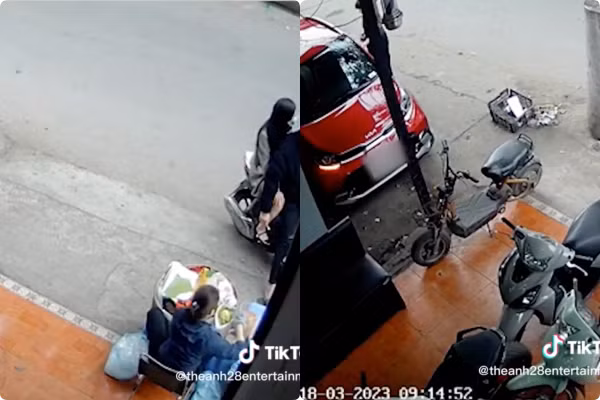 Gần đây nhất là đoạn clip ghi lại cảnh một cô bán hàng xôi bên lề đường nhưng dùng xế hộp làm phương tiện khiến netizen phải trầm trồ.