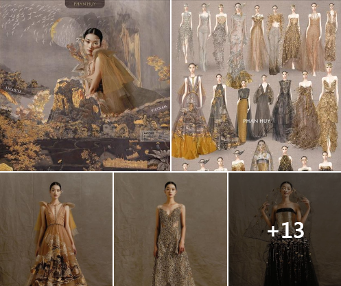 Mới đây cư dân mạng trầm trồ với bản đồ án tốt nghiệp của một nam sinh học ngành thời trang.