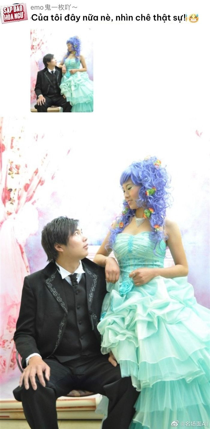 Phải công nhận, tuy những bộ ảnh cưới này không đẹp xuất sắc nhưng sự vui nhộn mà các bức ảnh vô tình có được đã biến những khoảnh khắc ấy trở nên khó quên.