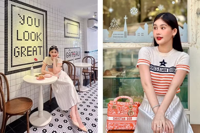 Những thương hiệu cô lựa chọn đều đình đám, có giá cả đắt bậc nhất thế giới như: Chanel, Dior, Louis Vuitton,…